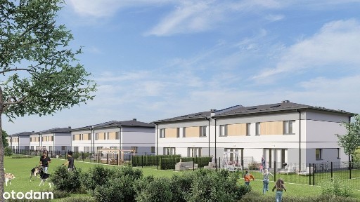 Domy 112 m² z ogrodem | Falenty Nowe, Sympatyczna | pompa ciepła i gaz