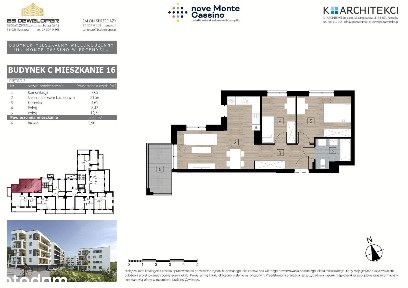 Nove Monte Cassino | mieszkanie 3-pok. | C4