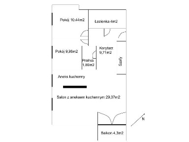 3 pok / 65 m² / narożne / klimatyzacja / garaż przy kolumnie + komórka