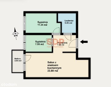 Stan deweloperski|3 pokoje|Balkon|Komunikacja miejska w sąsiedztwie|