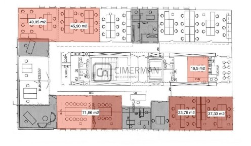 Biuro 30 - 200 m2 | Ołtaszyn | gabinety | parking