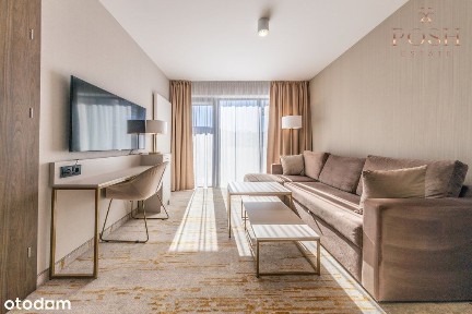 widok na basen | inwestycja | balkon |własna sauna