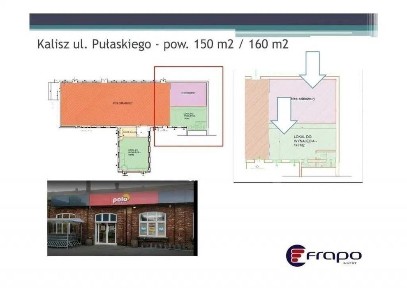 Kalisz - Lokal na najem pow. 150 m2 - 310 m2 pod usługi-handel