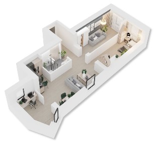 AKTUALNE FRONT - od ulicy - Idealne 3-4 pok - Centrum