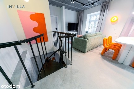 Loft w kamienicy Soho Factory|2 poziomy|4 pokoje