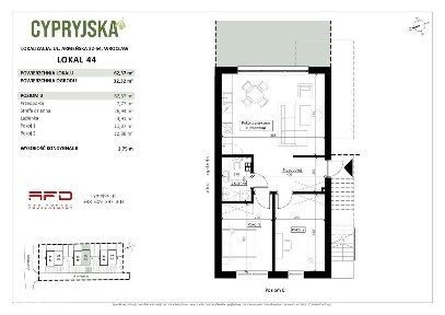 4-pokojowe mieszkanie 62m2 + ogródek