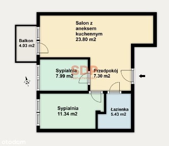 3-pokoje na Nowym Dworze w pobliżu szkół i rekreacji!