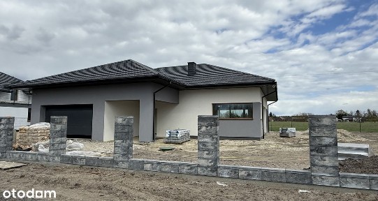 Nowy gotowy dom|stan dewelop.|171,29 m²|1000m²działki|garaż 2st.