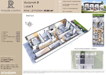 3 pokoje | Ogródek 2 ary | Parter | Budziwój