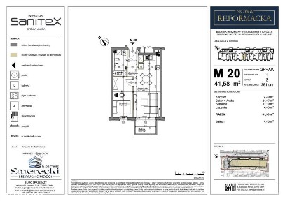 Nowa Reformacka | mieszkanie 2-pok M20 M35 M40 M45