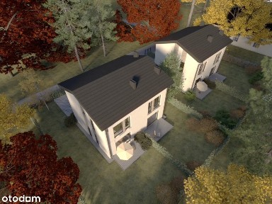 Segment z ogródkiem | 69 m² + poddasze | 2 miejsca postojowe | Józefów