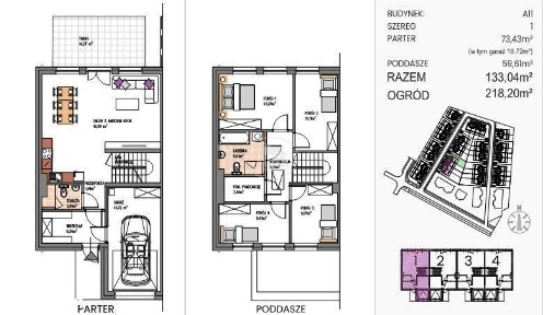Dla Rodziny segment z garażem i dużym ogrodem