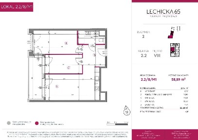 3-pokojowe mieszkanie 58m2 + loggia Bez Prowizji
