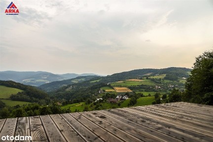 Nowoczesna stodoła z panoramicznym widokiem