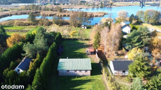 Domek nad jeziorem,II linia brzegowa,działka1209m2