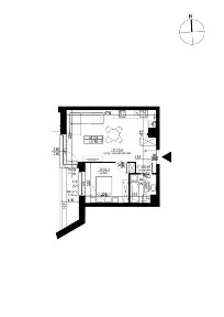 2-pokojowe mieszkanie 39m2 + balkon