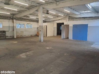 Magazyn/warsztat 155m2, poziom 0 od zaraz al. Roździeńskiego 188d