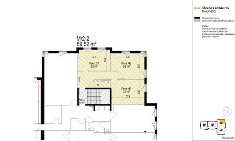 Biuro, 3 Gabinety, Parking, Blisko skm