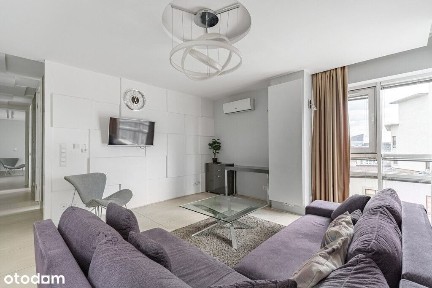 Apartament z panoramą centrum Warszawy