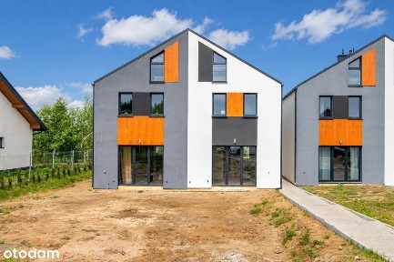 Nowoczesny bliźniak 110 m² z ogrodem