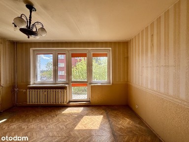 Retkinia | M3 rozkładowe 2 pokoje, okna PCV, balkon | bezpośrednio
