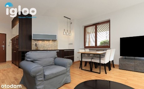 Trzypokojowy apartament z ogrodem- Marina Mokotów