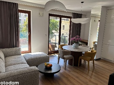 Apartament Powiśle -Solec Residence z tarasem widokowym i klimatyzacją