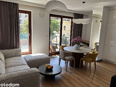 Apartament Powiśle -Solec Residence z tarasem widokowym i klimatyzacją