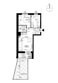 3-pokojowe mieszkanie 60m2 + balkon