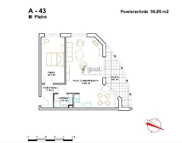 Władysławowo | 2 pokoje 57 m | Widok na morze