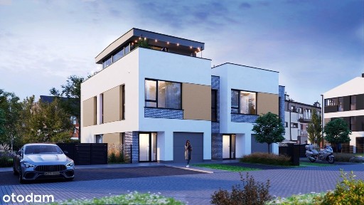 Trzypoziomowy Penthouse 101 m² z 2 tarasami i 190 metrowym ogrodem