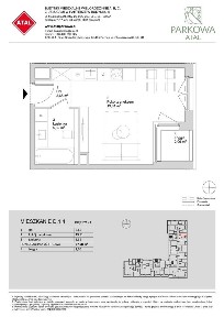 1-pokojowe mieszkanie 27m2 + loggia Bezpośrednio