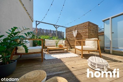 Dwupoziomowy loft 70 m| 3 tarasy + 47m | Różanka