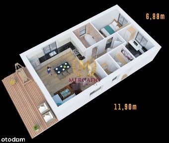 Nieruchomość z potencjałem - dom 63,5 m2 w budowie