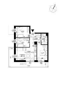 4-pokojowe mieszkanie 65m2 + balkon