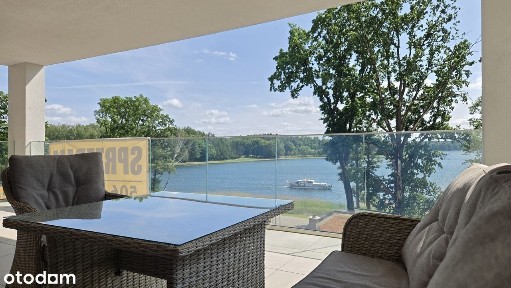 Piękny Apartament 55 m² taras 38 m² widok na j.Kisajno Stranda Giżycko