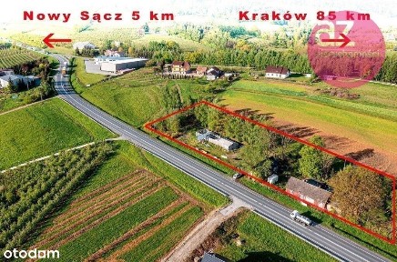 Działka inwestycyjna Bilsko- Łososina Dolna