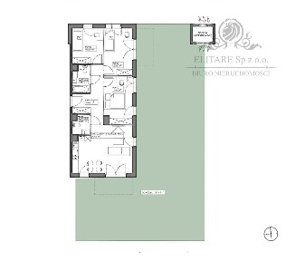Piękne mieszkanie 76,41m2 z ogródkiem 169,42m2/Jag