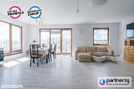 Apartament 122 m² z tarasem 56 m² | 4 sypialnie | 2 miejsca parkingowe