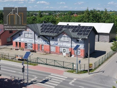 Budynek handlowo-usługowy, działka 24a + hala magazynowa - WOLBROM