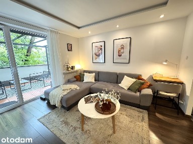 Mieszkanie 2 pokoje + 22 m² tarasu | garaż podziemny | centrum Łodzi