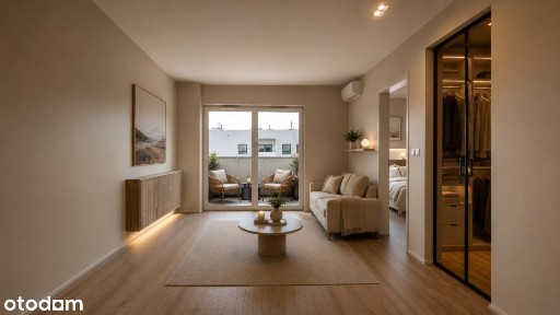 Dwupokojowy apartament z garażem podziemnym- bezpośrednio