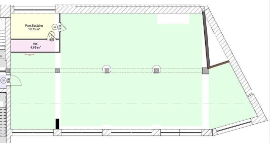 Lokal 210 m2 centrum Katowic przy Galerii Katowickiej open space
