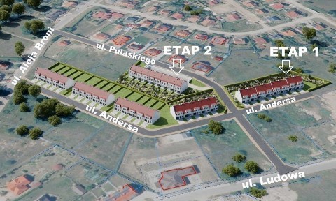 ZABUDOWA SZEREGOWA dom w zabudowie szeregowej BISKUPIEC szeregówki
