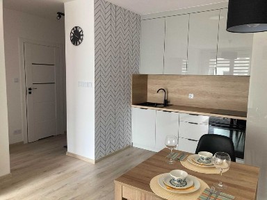 Mieszkanie 2 pokoje z balkonem wyposażone Zielona Góra Łężyca 38,5 m2