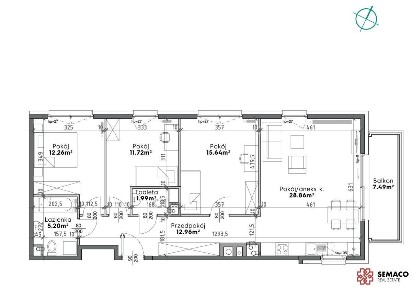4 pokoje /Prądnik Biały/88,5 m2 /bez Pcc/