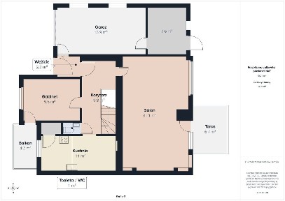 Dom na skrajnej działce 493m2|Zabudwa szeregowa 116,7|Bieruń|MIeszka I