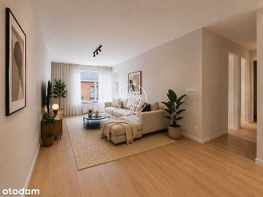 Nowoczesne 3 pokoje, balkon, 53,45 m², nowe