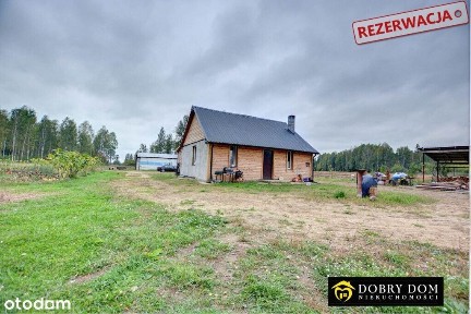 Dom 63 m² + działka 1,5 ha + staw