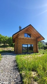 Dom z bali drewnianych z widokiem na Złoty Groń - Istebna